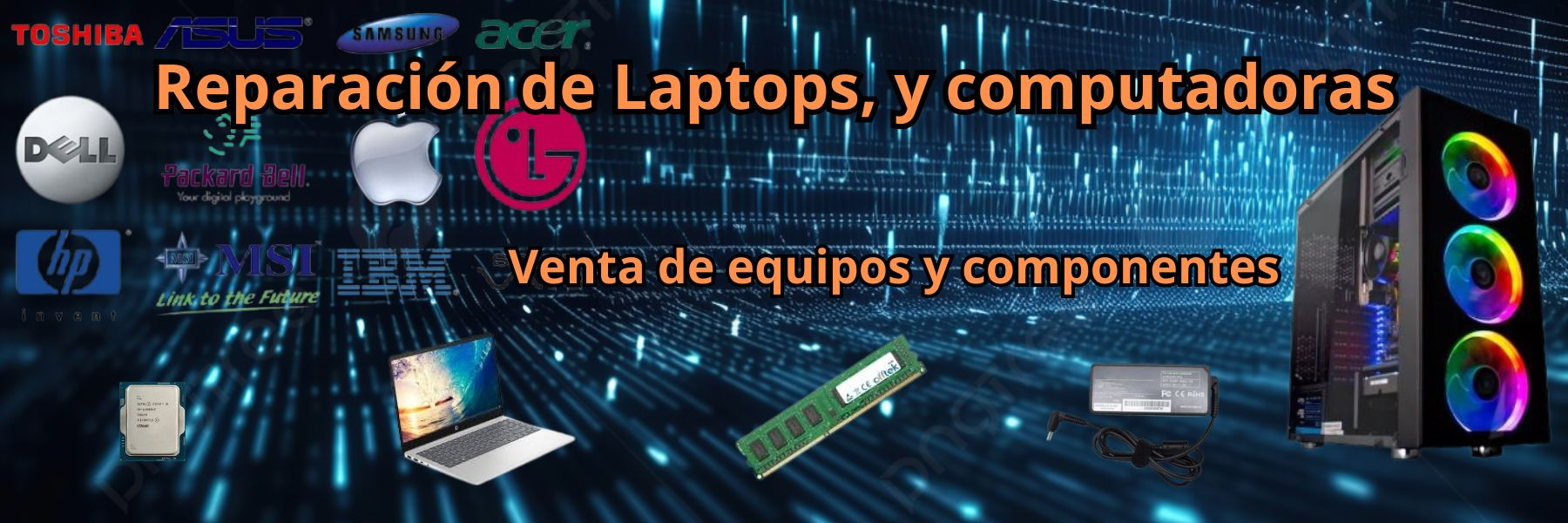 Reparación de Laptop y CPU